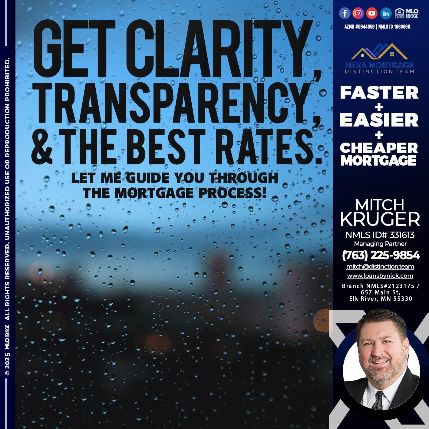 GET CLARITY - Nicholas Kruger -Loan Officer
