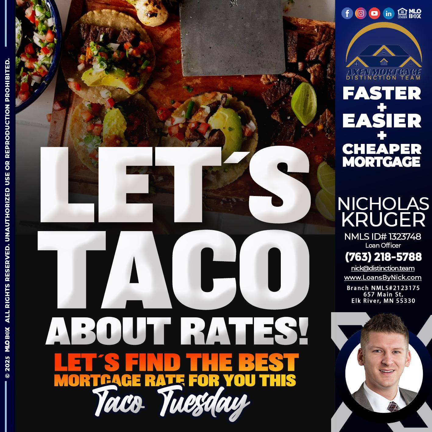 LETS TACO - Nicholas Kruger -Loan Officer