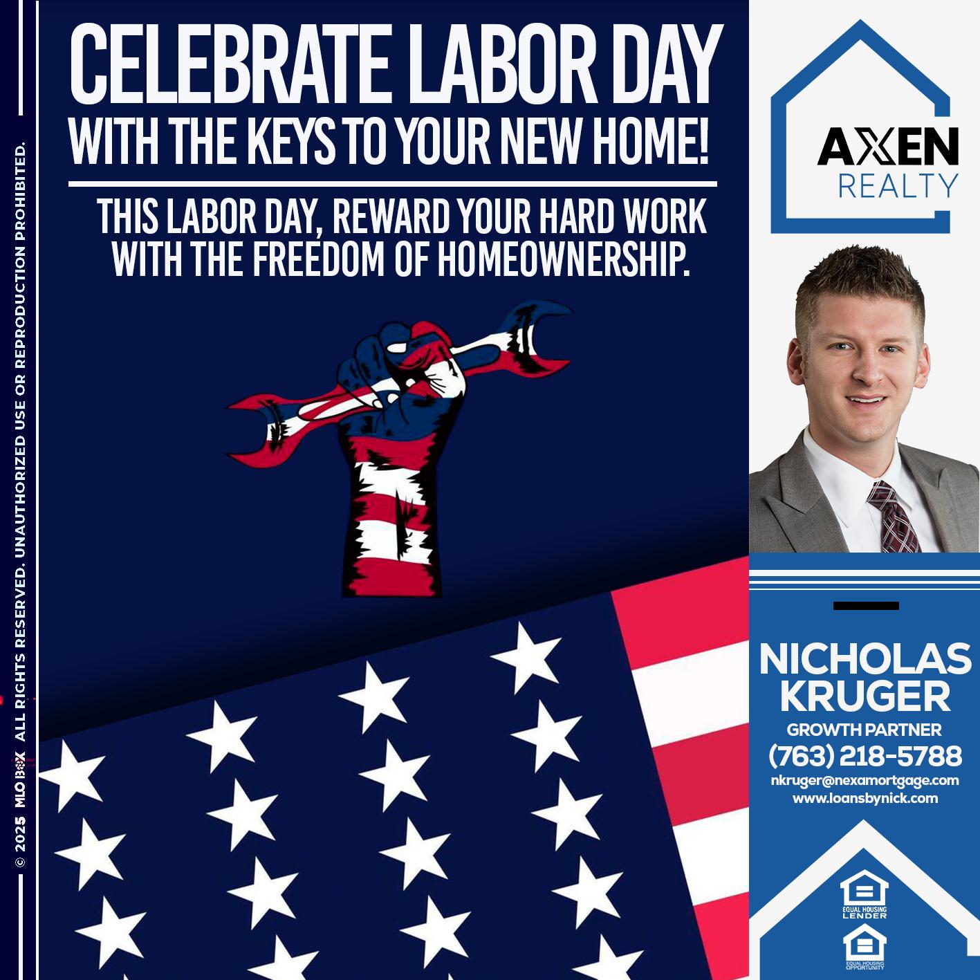 LABOR DAY - Nicholas Kruger -Loan Officer