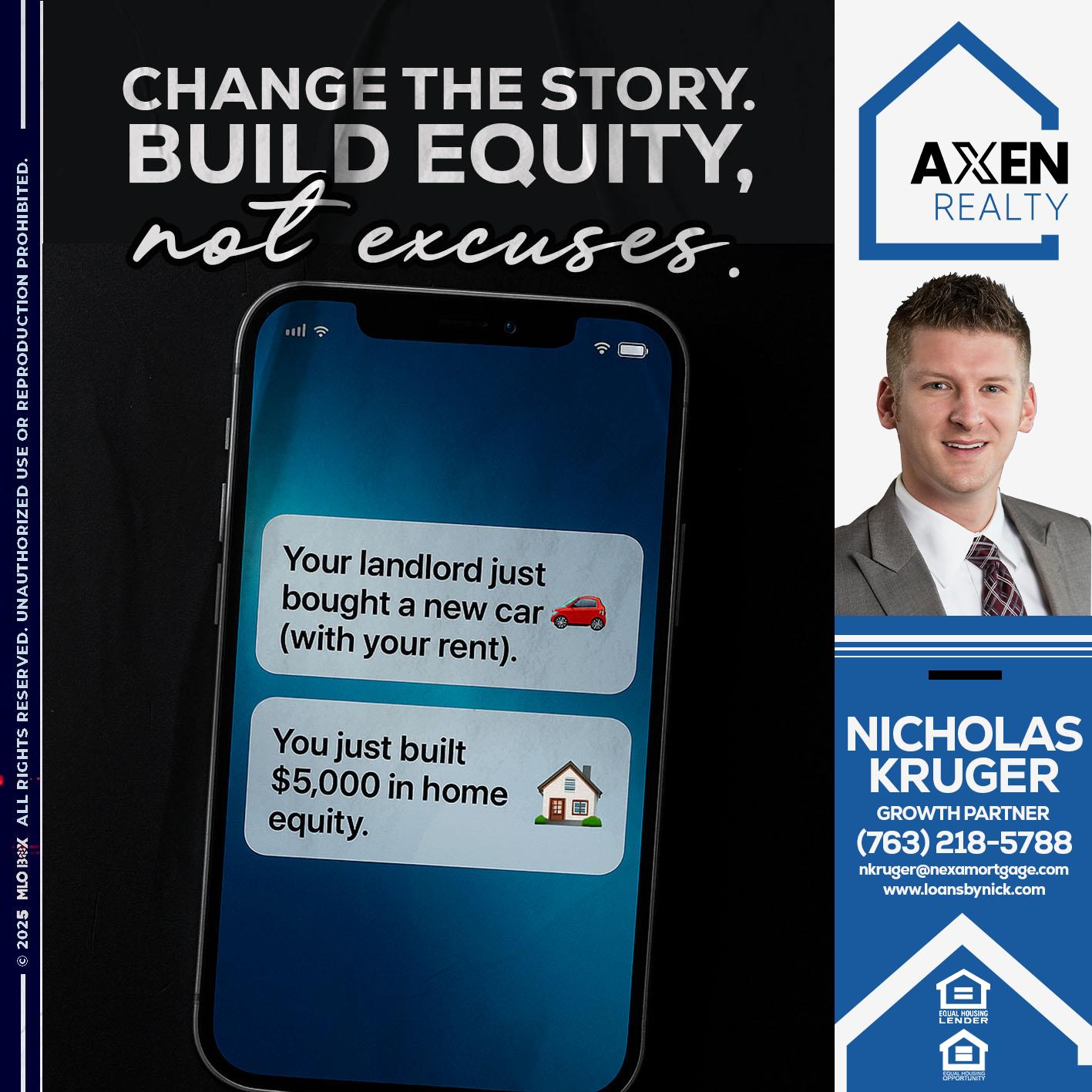 CHANGE THE HISTORY - Nicholas Kruger -Loan Officer CHANGE THE HISTORY - Nicholas Kruger -Loan Officer