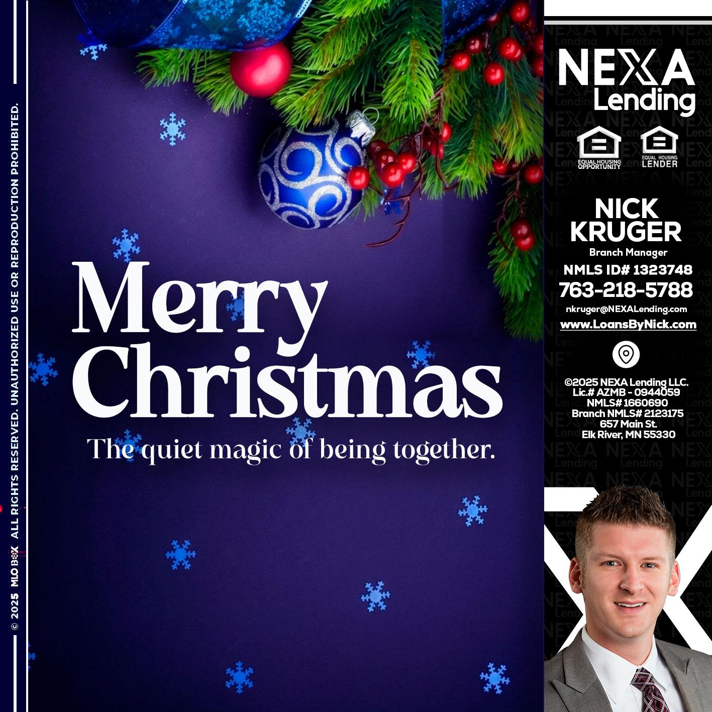 merry christmas - Nicholas Kruger -Loan Officer