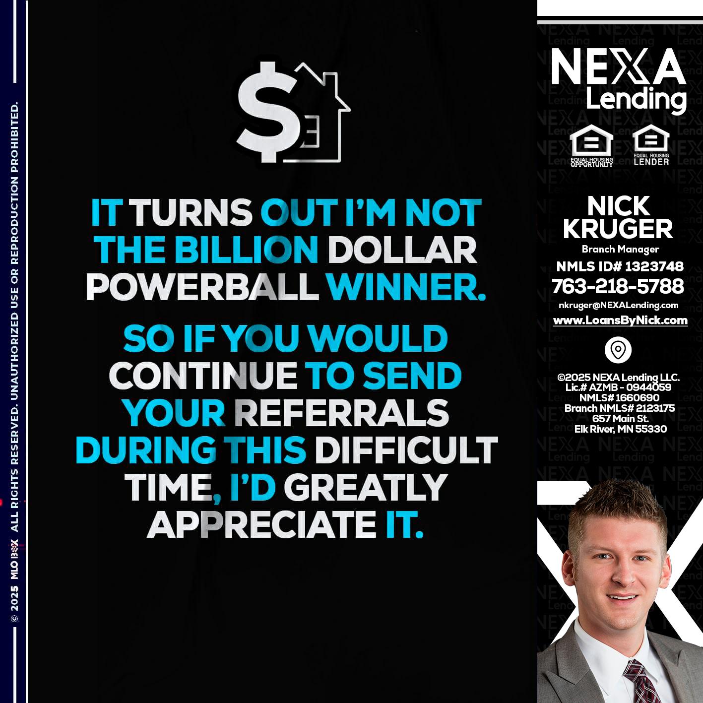 IT TURNS - Nicholas Kruger -Loan Officer