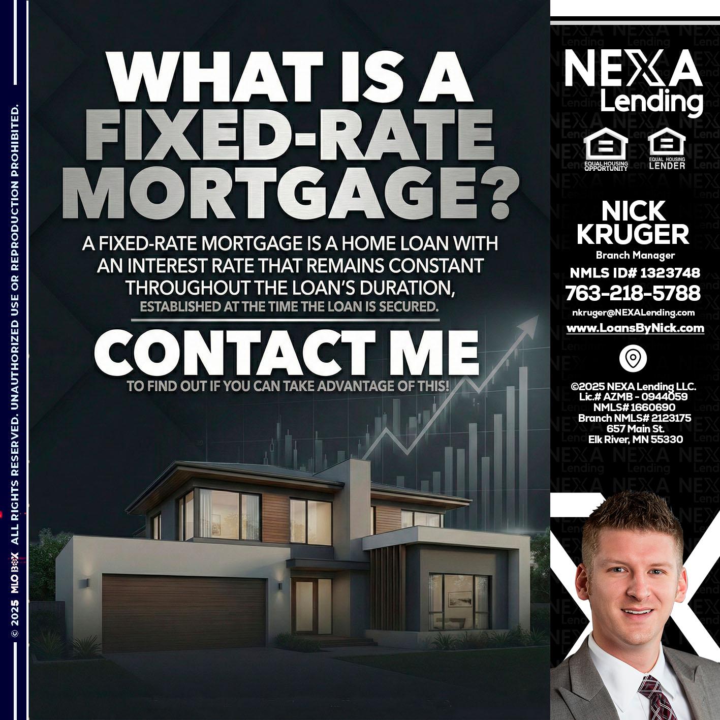 WHAT IS A - Nicholas Kruger -Loan Officer