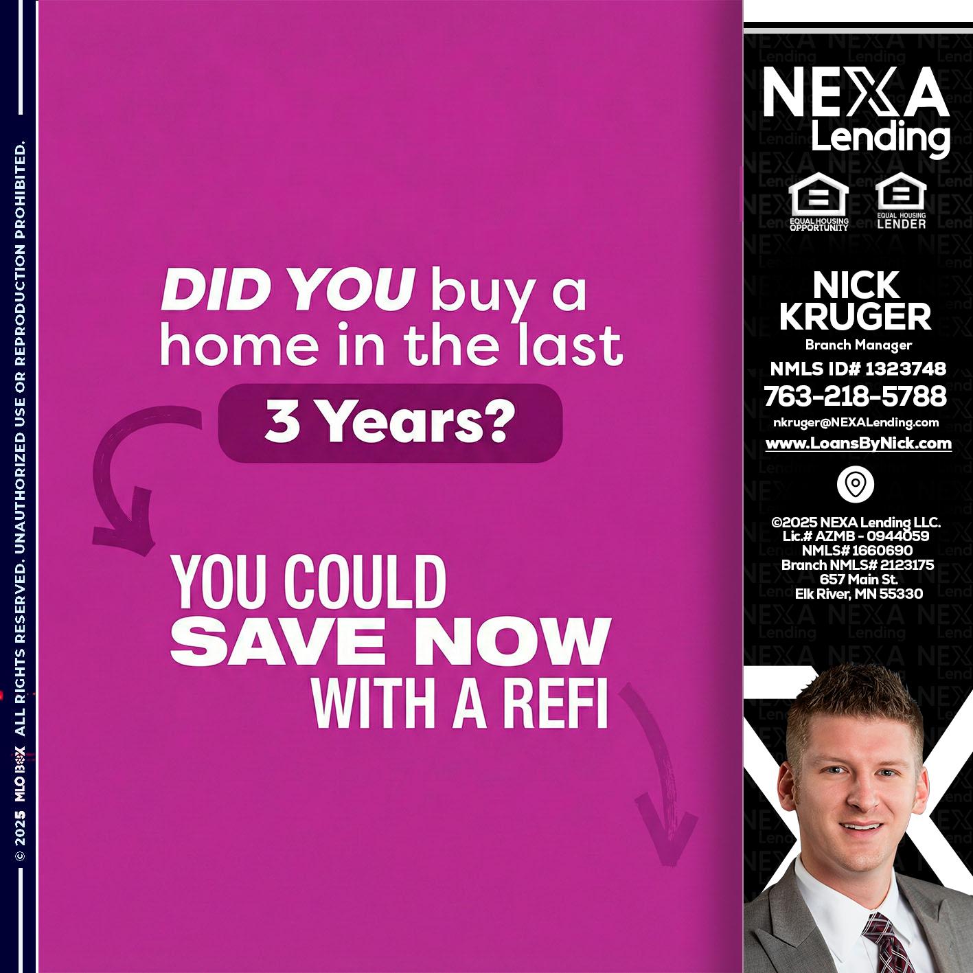 did you - Nicholas Kruger -Loan Officer