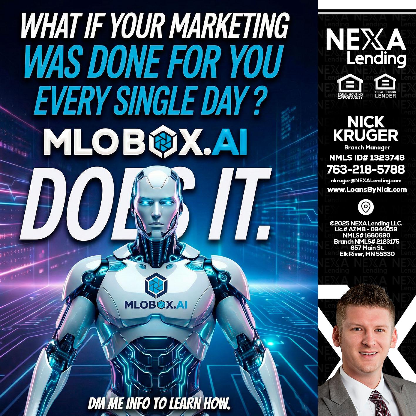 DOES IT - Nicholas Kruger -Loan Officer