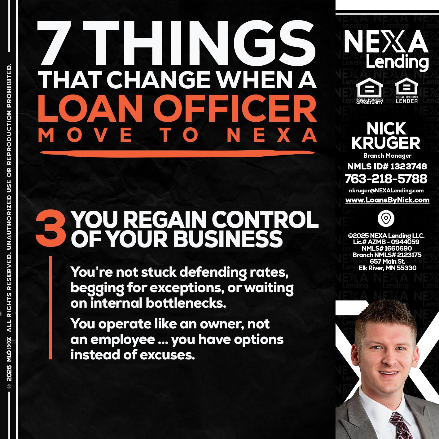 7 things (3) - Nicholas Kruger -Loan Officer