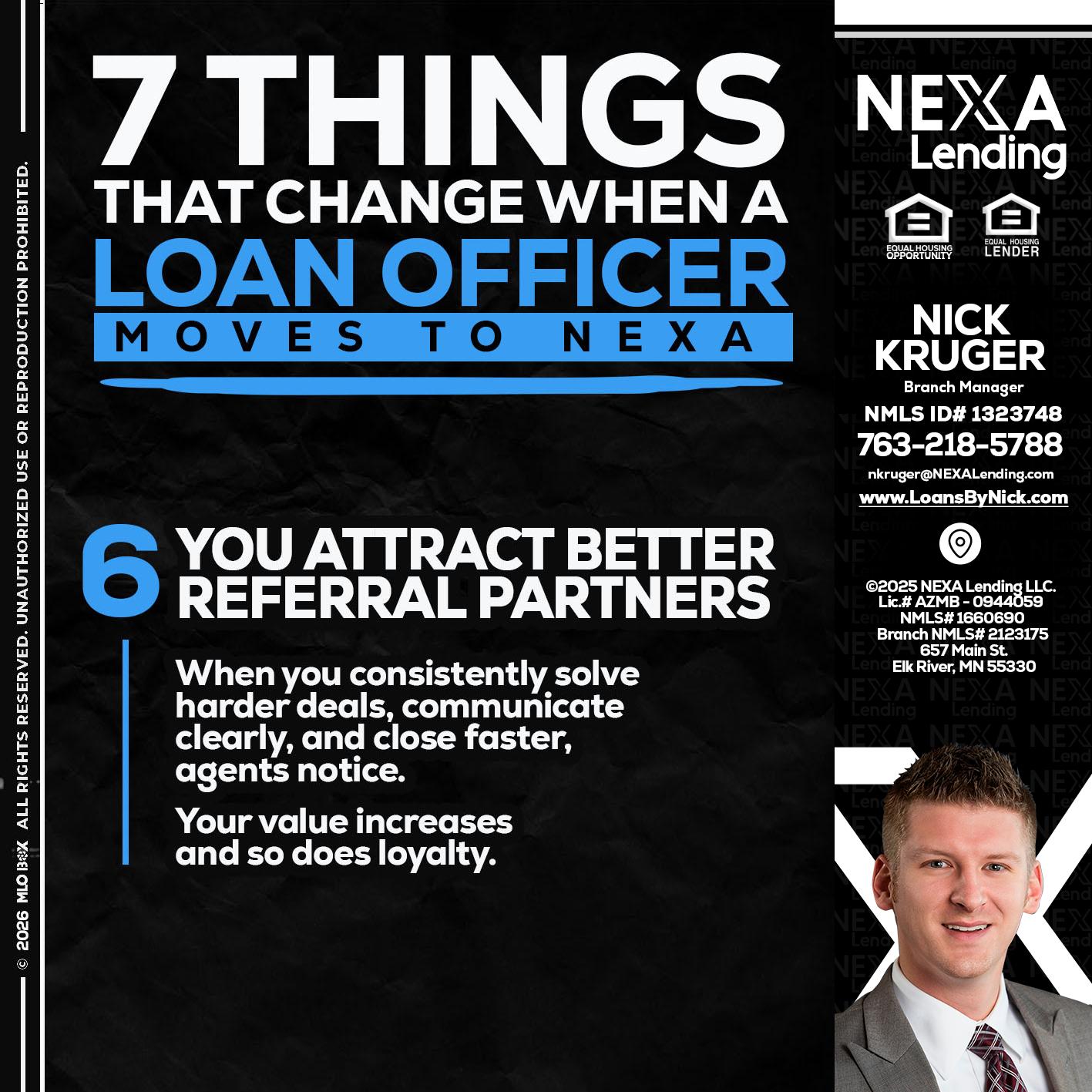 7 THINGS (6) - Nicholas Kruger -Loan Officer