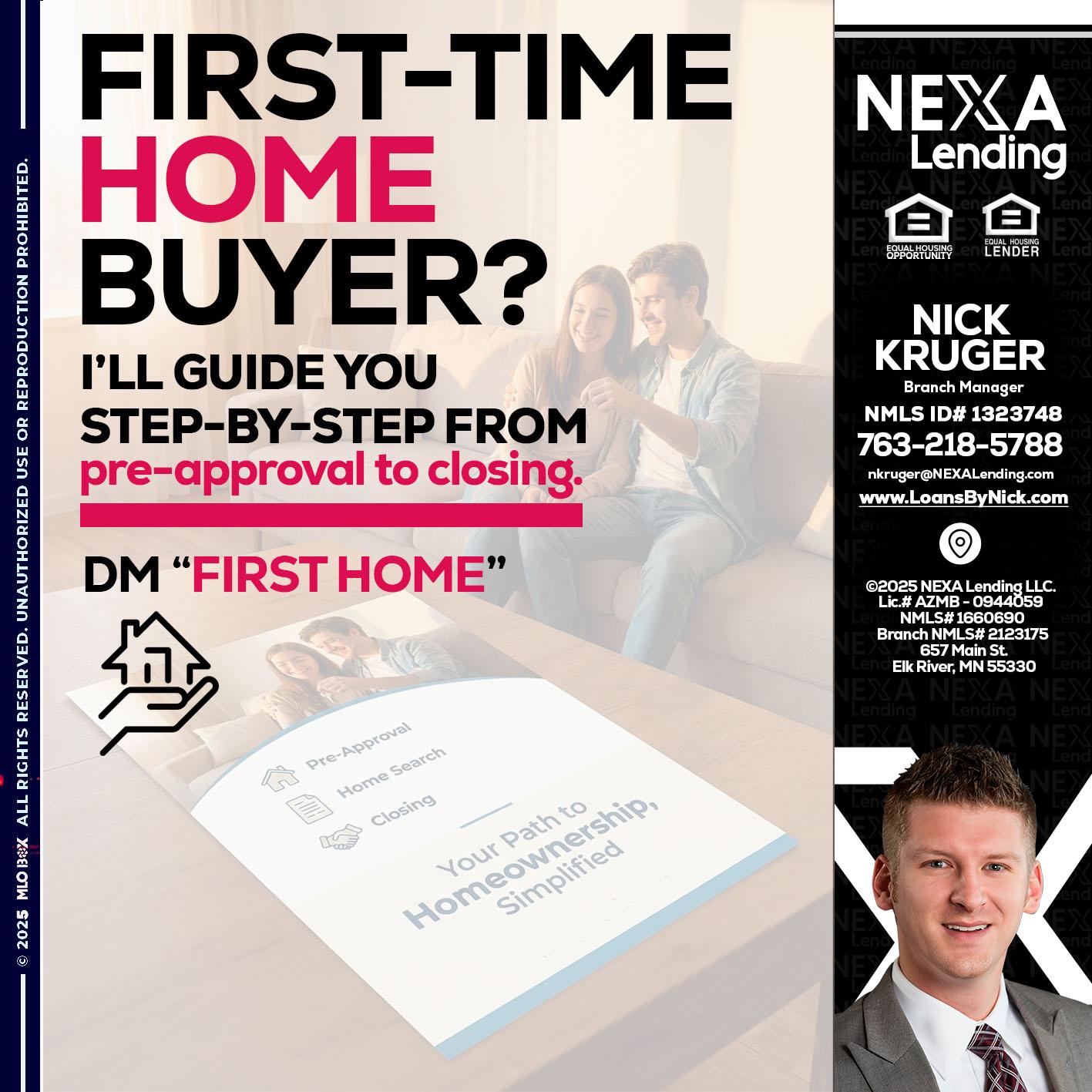 first time home buyer - Nicholas Kruger -Loan Officer