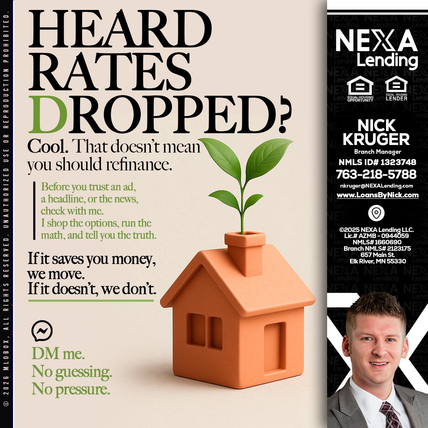 HEARD RATES - Nicholas Kruger -Loan Officer