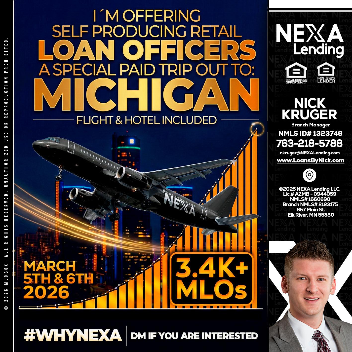 MICHIGAN - Nicholas Kruger -Loan Officer