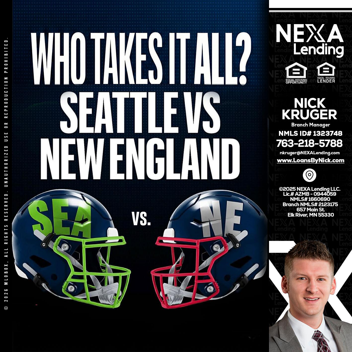 WHO TAKE IT ALL? - Nicholas Kruger -Loan Officer