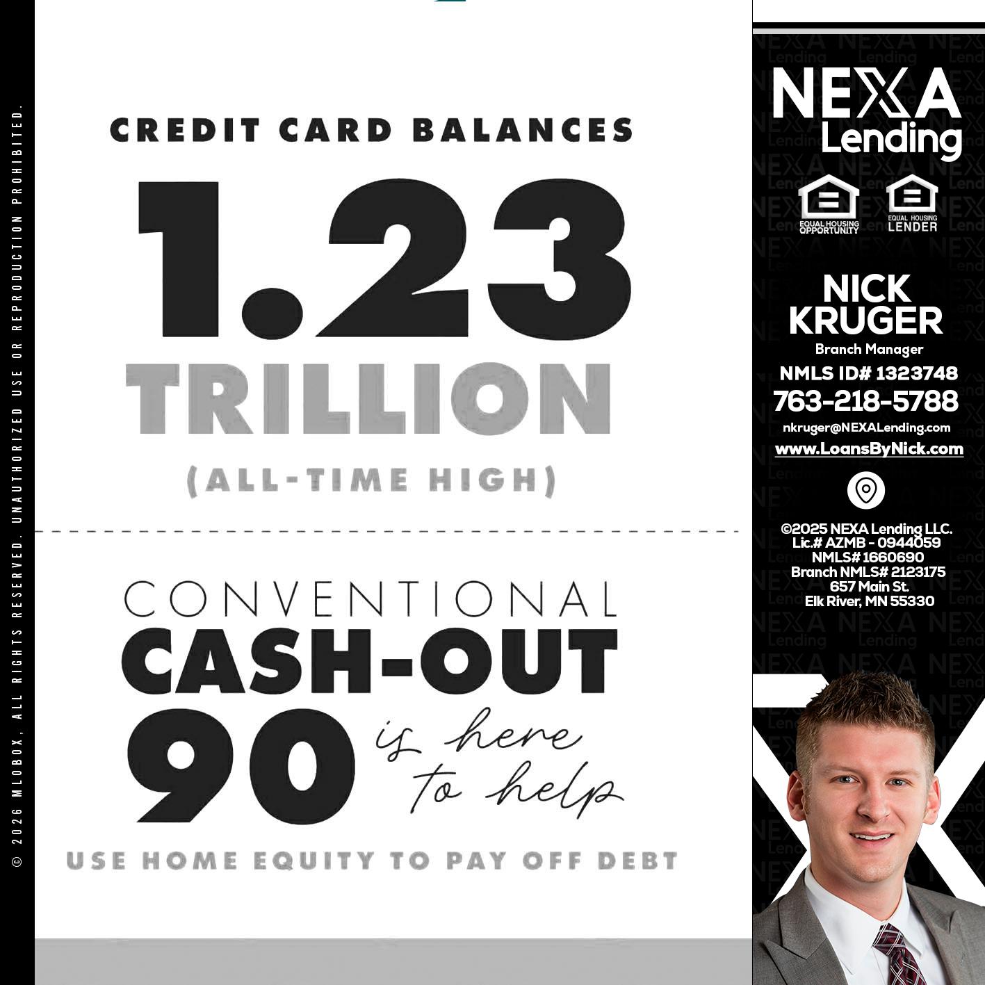 CREDIT CARD BALANCE - Nicholas Kruger -Loan Officer