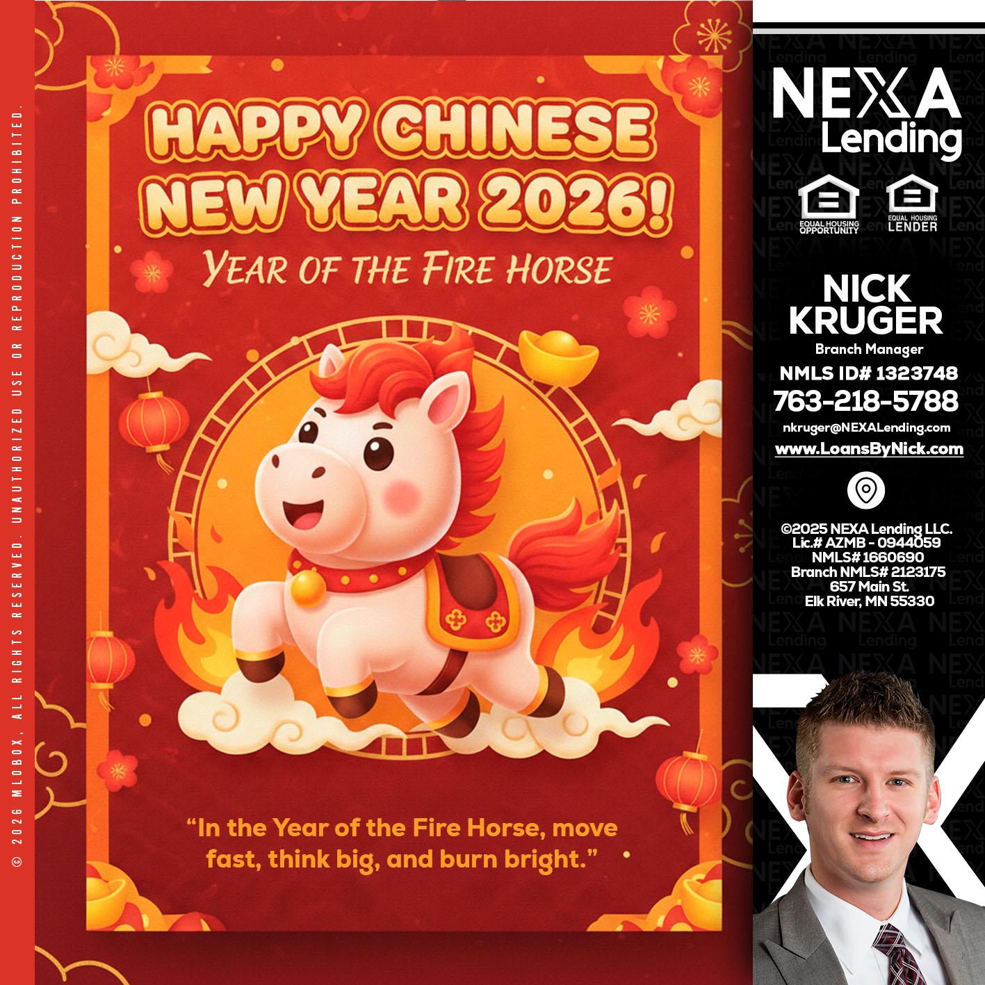 happy Chinese new year - Nicholas Kruger -Loan Officer