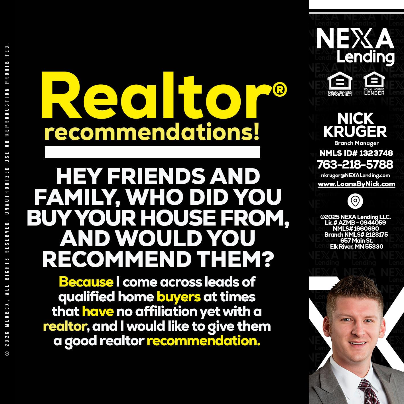 REALTOR - Nicholas Kruger -Loan Officer