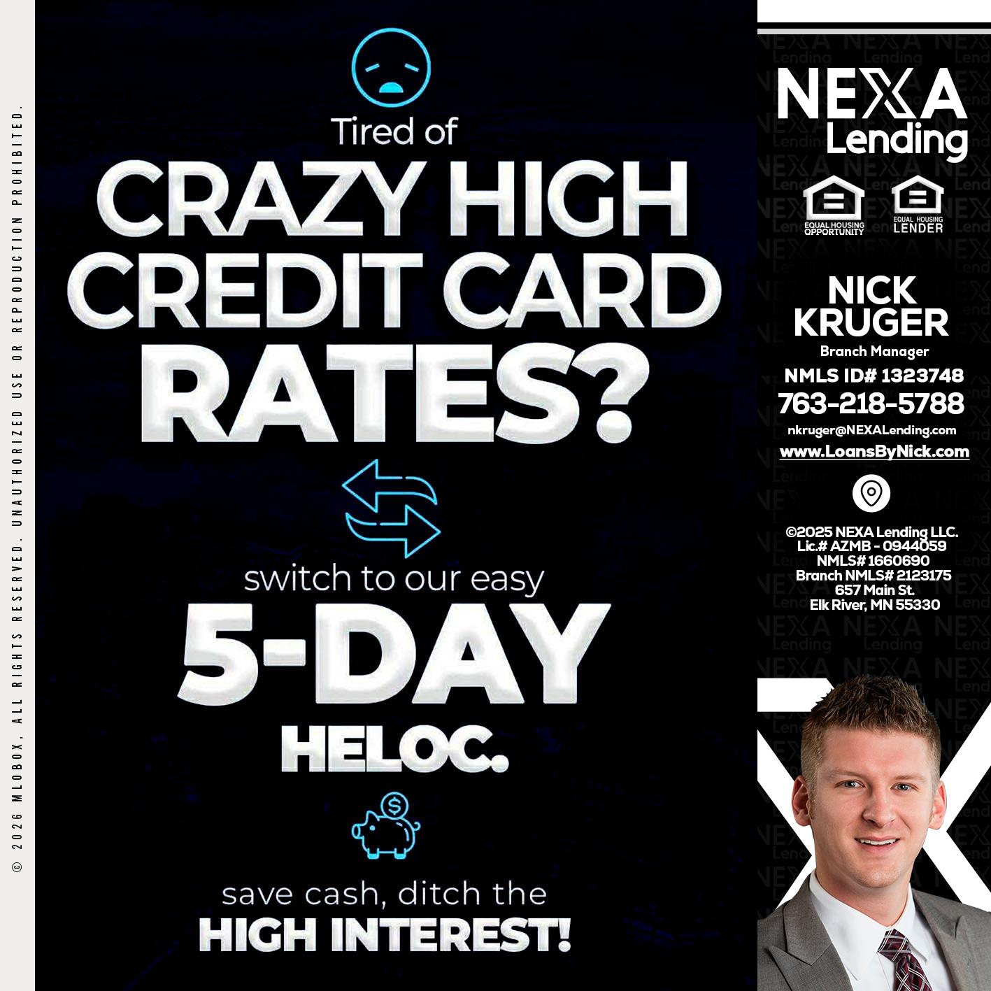 CRAZY HIGH - Nicholas Kruger -Loan Officer