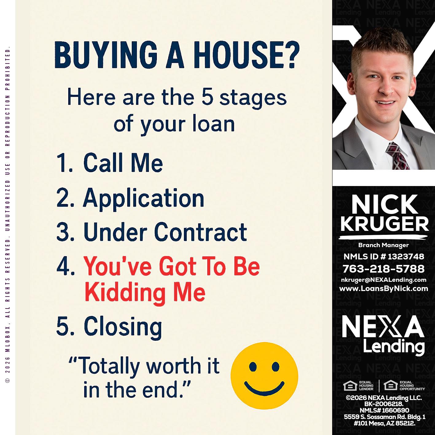 BUYING A HOUSE - Nicholas Kruger -Loan Officer