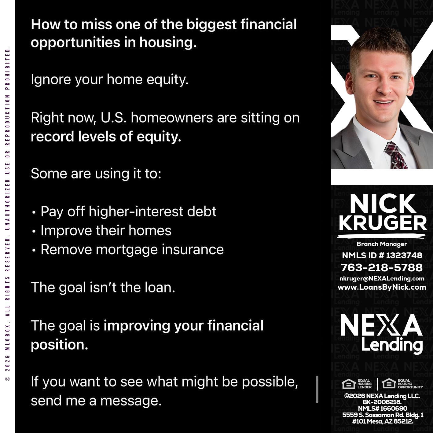 how to miss - Nicholas Kruger -Loan Officer