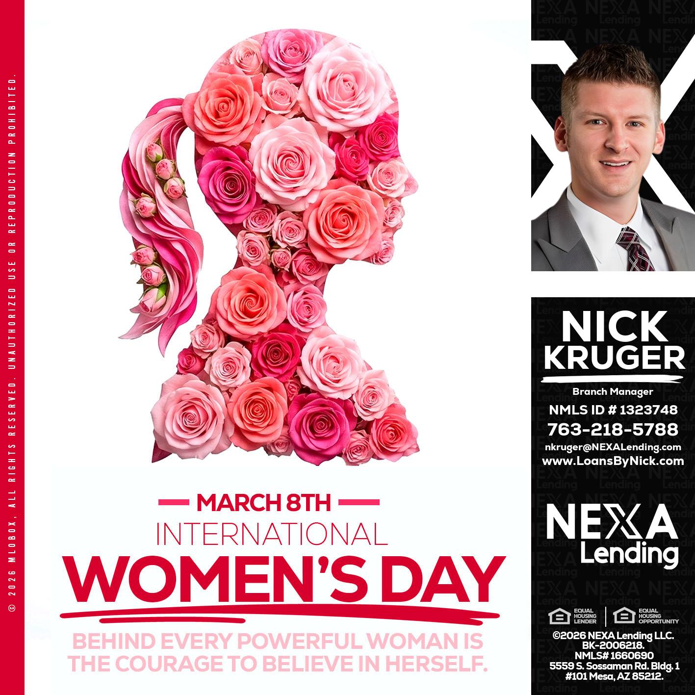 MARCH 8TH - Nicholas Kruger -Loan Officer