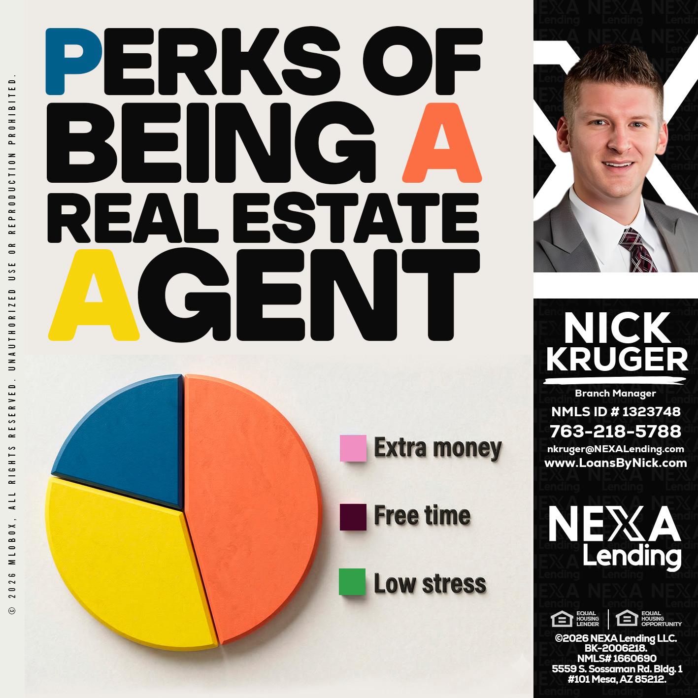 PERKS OF BEING - Nicholas Kruger -Loan Officer