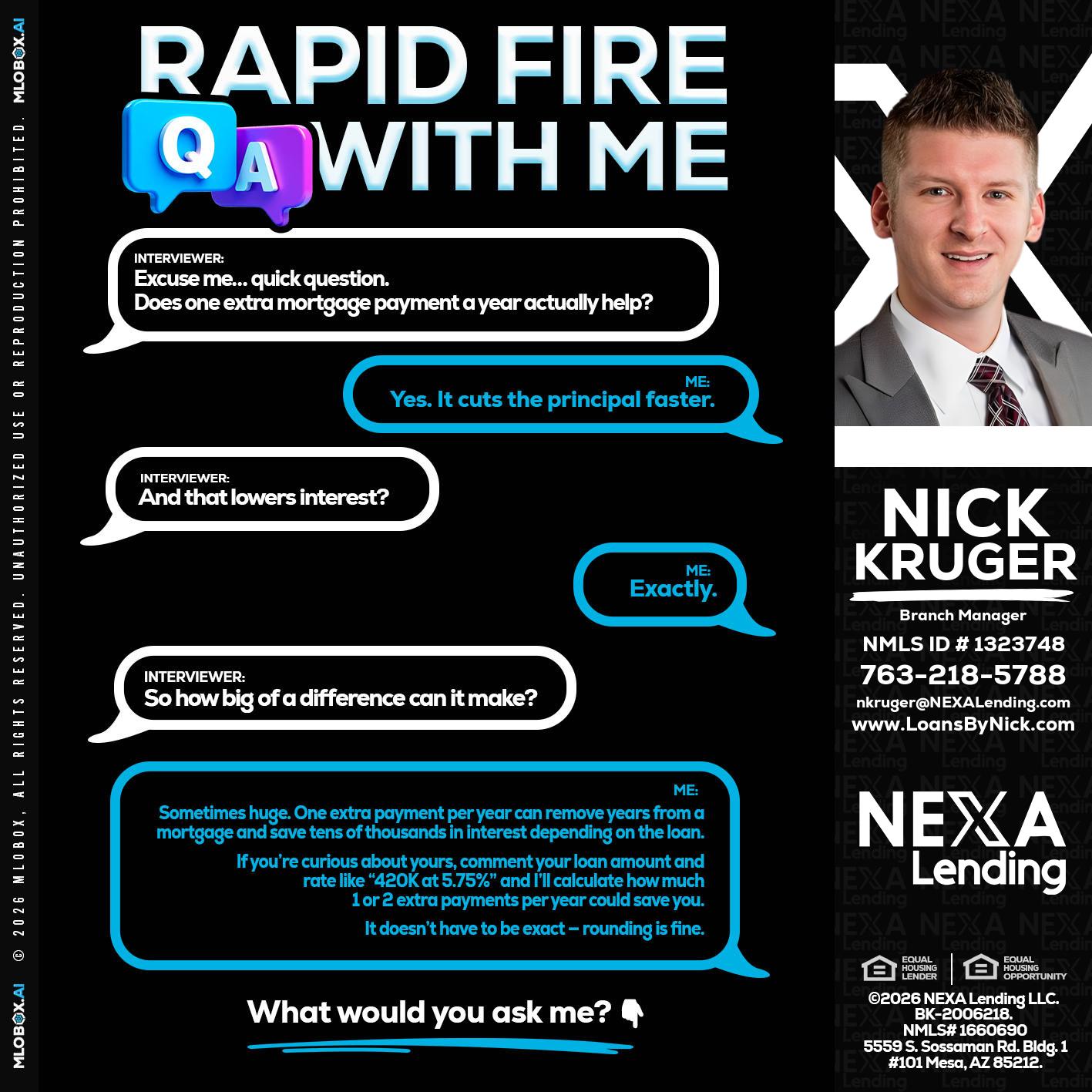 RAPID Q&A - Nicholas Kruger -Loan Officer