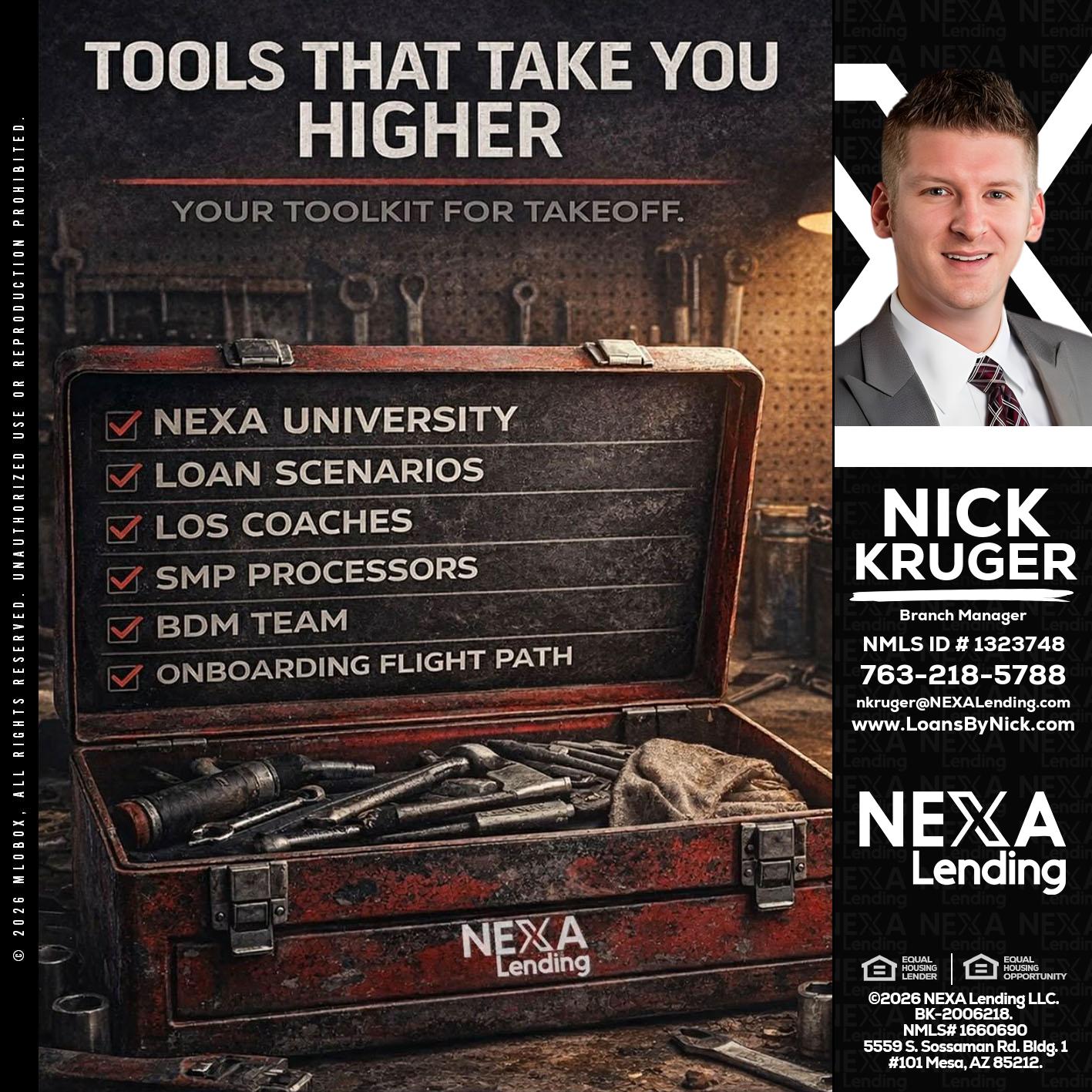 TOOLS THAT - Nicholas Kruger -Loan Officer