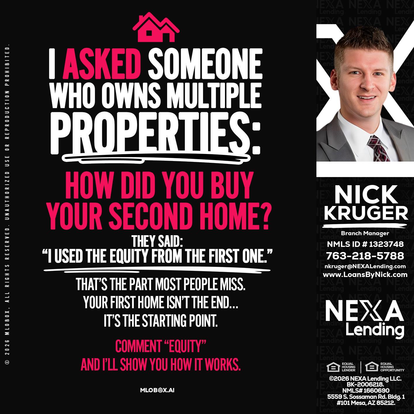 I ASKED SOMEONE - Nicholas Kruger -Loan Officer