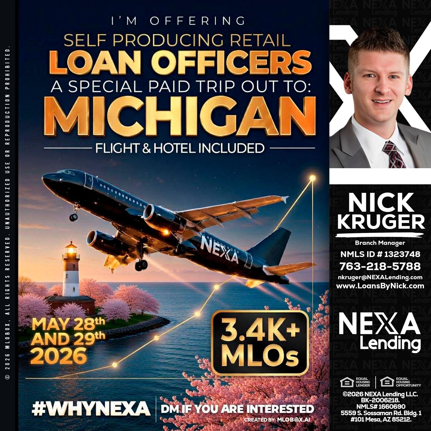 MICHIGAN TRIP - Nicholas Kruger -Loan Officer