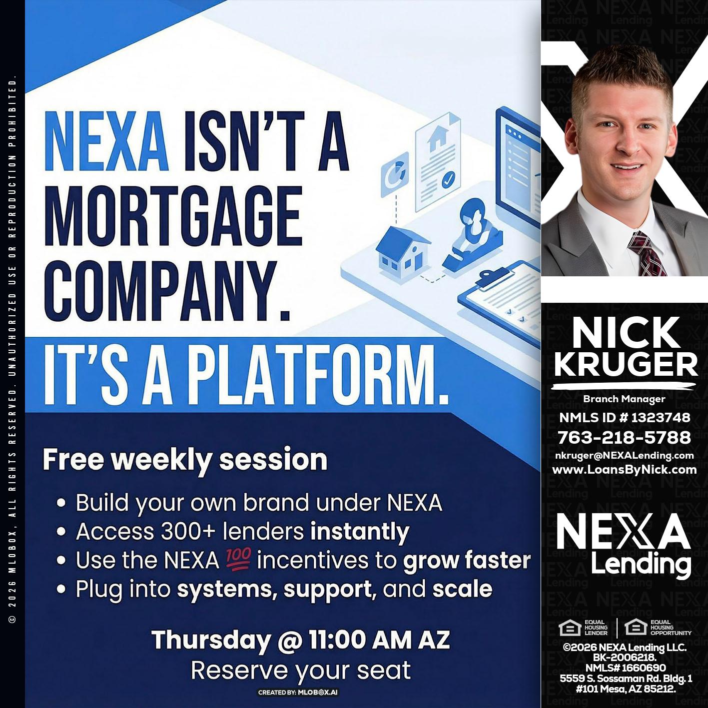 NEXA ISNT - Nicholas Kruger -Loan Officer
