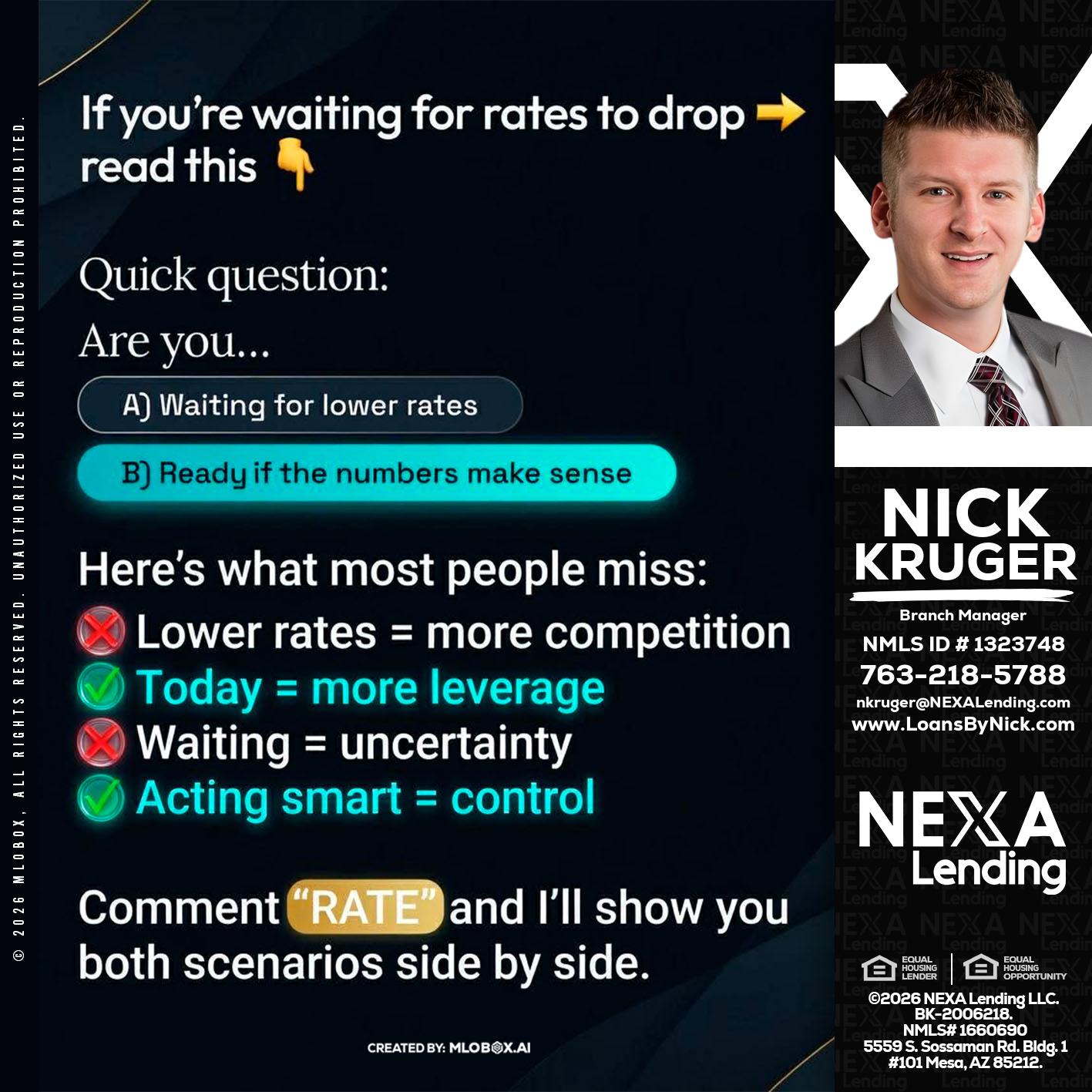 IF YOU ARE - Nicholas Kruger -Loan Officer