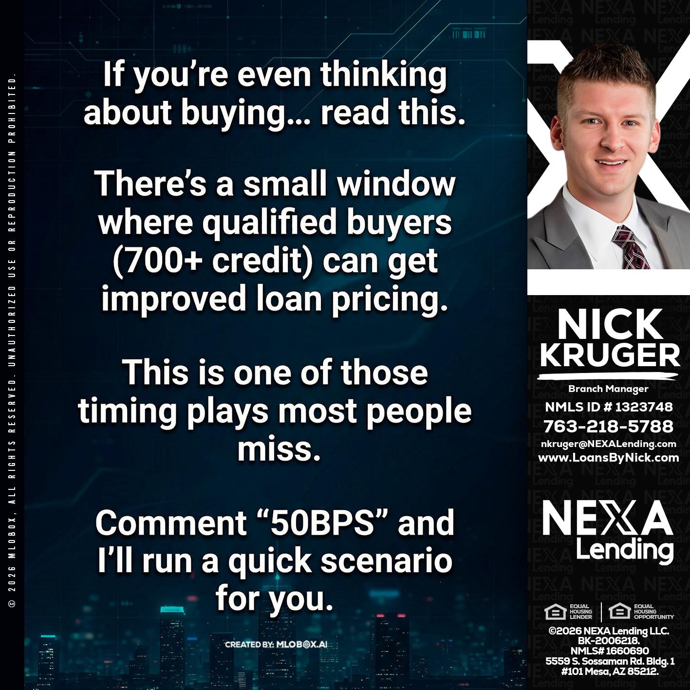 IF YOU EVER - Nicholas Kruger -Loan Officer