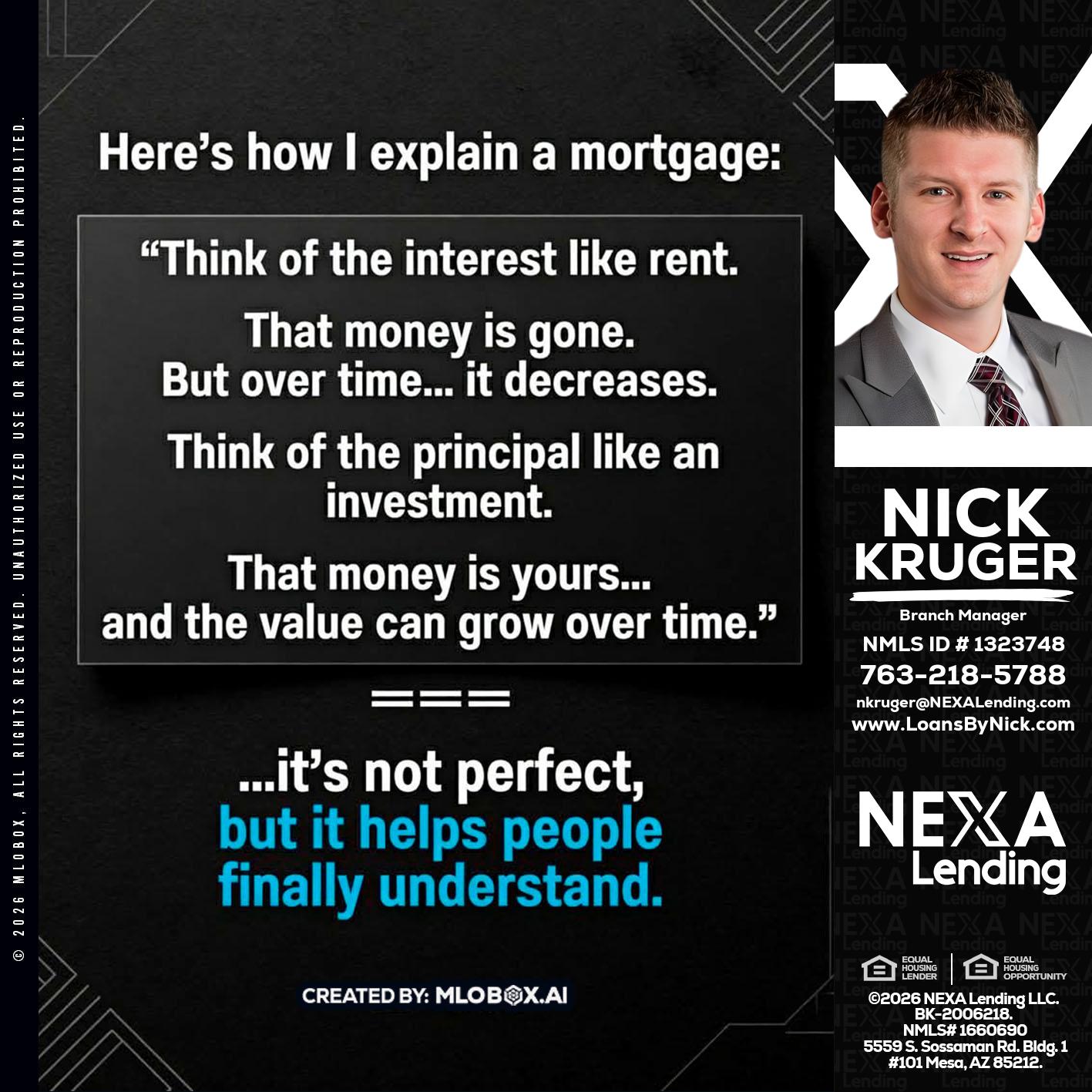 HERES NOW - Nicholas Kruger -Loan Officer