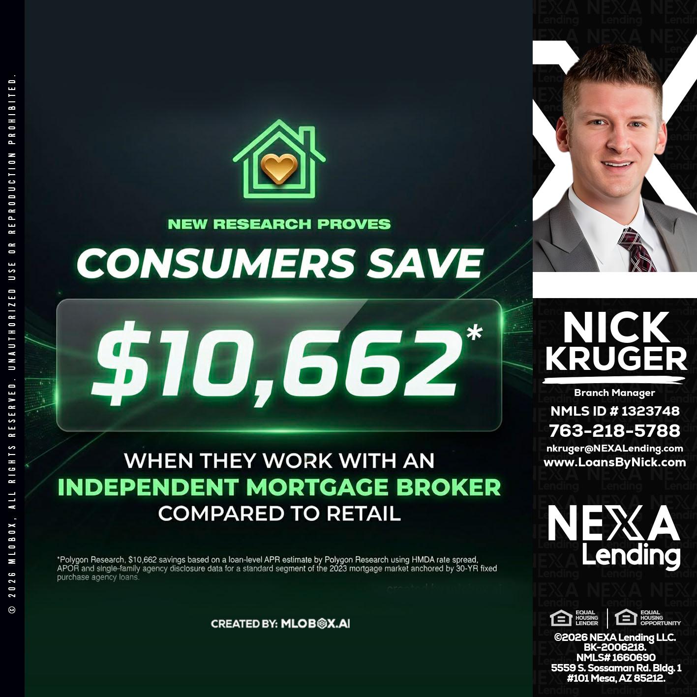 10,662 - Nicholas Kruger -Loan Officer