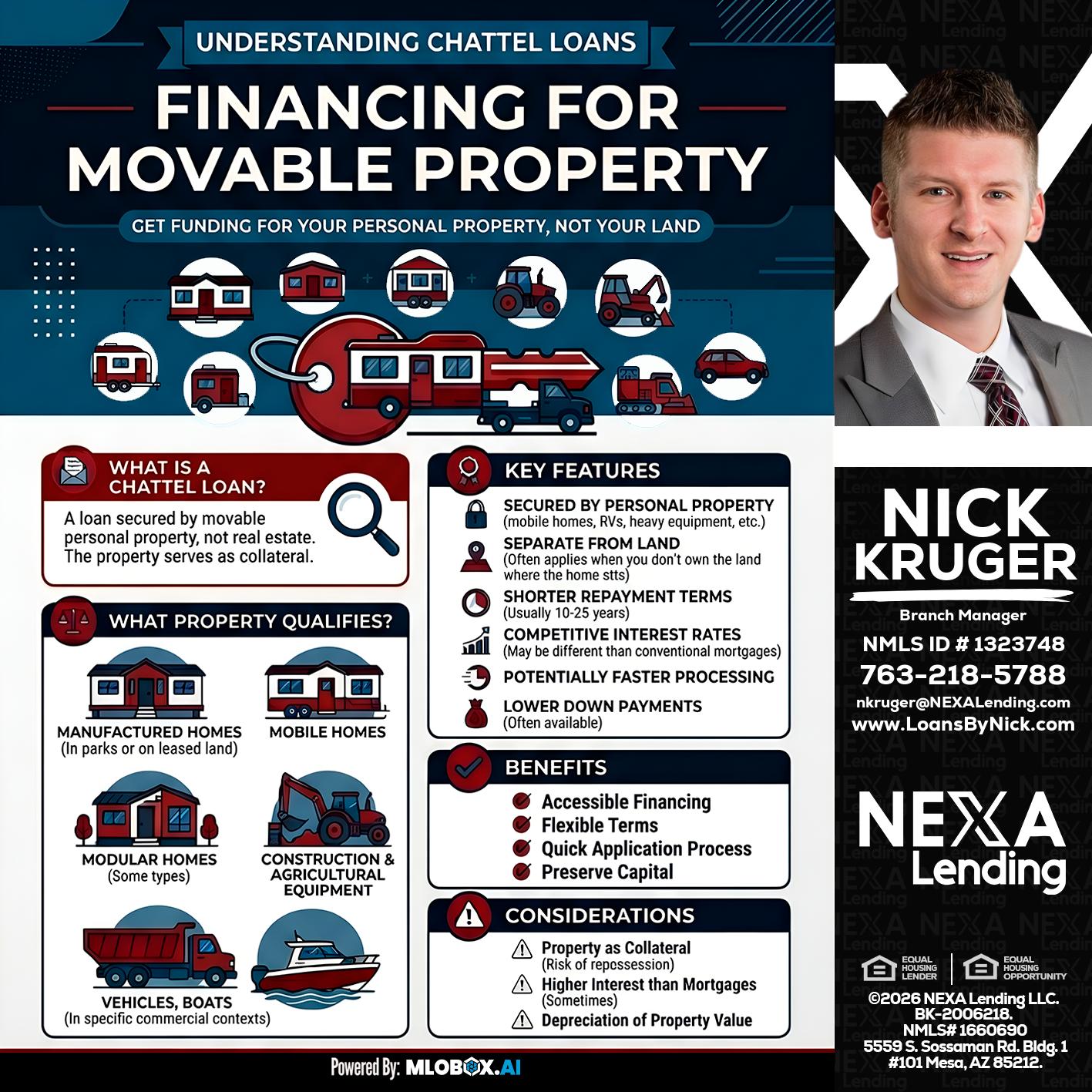 Chattel Loans - Nicholas Kruger -Loan Officer