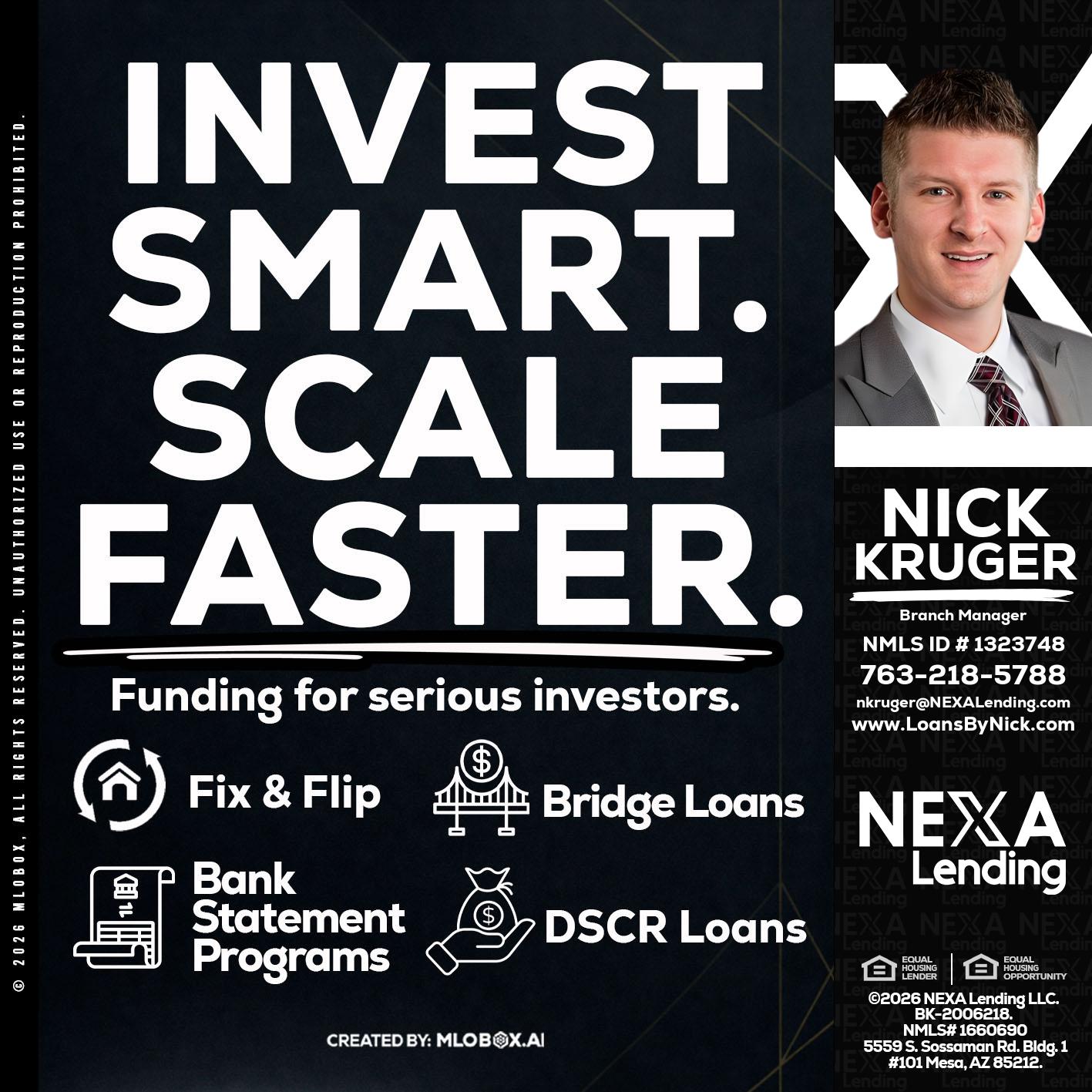 INVEST SMART - Nicholas Kruger -Loan Officer