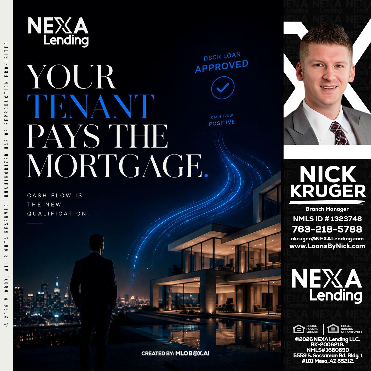 DSCR LOANS - Nicholas Kruger -Loan Officer