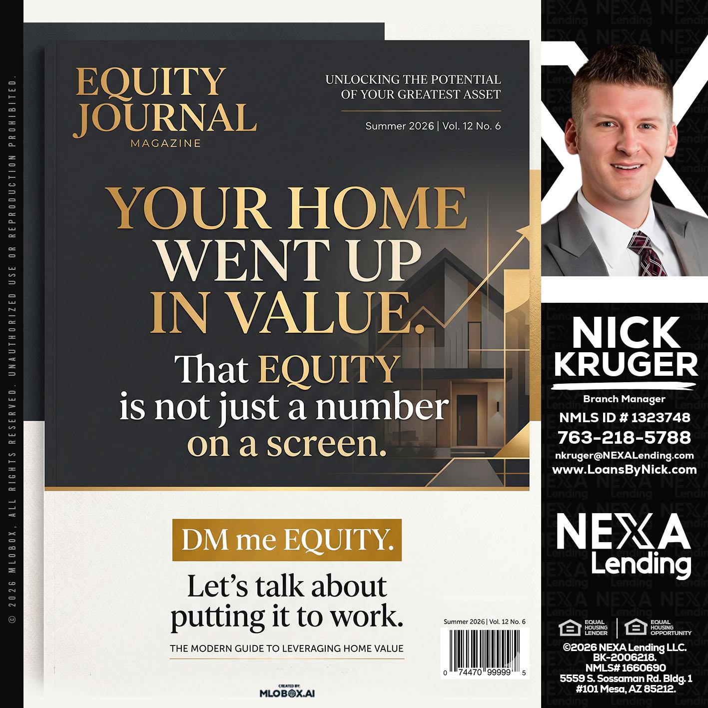 YOUR HOME - Nicholas Kruger -Loan Officer